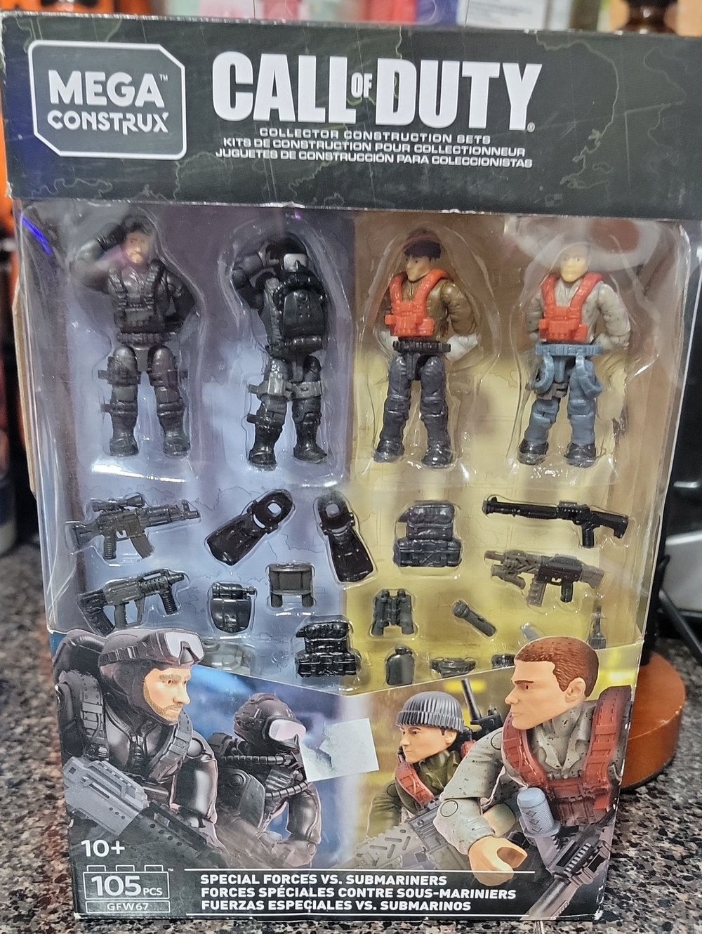 Mega Construx Call of Duty Figure Set - Special Forces Vs Submariners